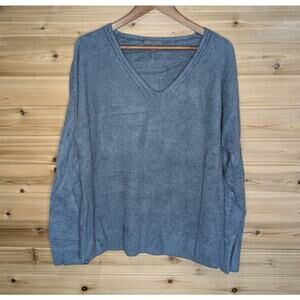 Barefoot Dreams Sweater Womens 1X Gray Dark